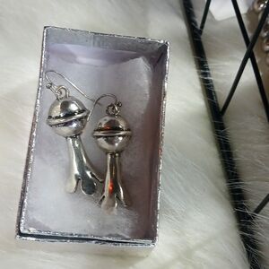 925 Silver Squash blossoms Earrings